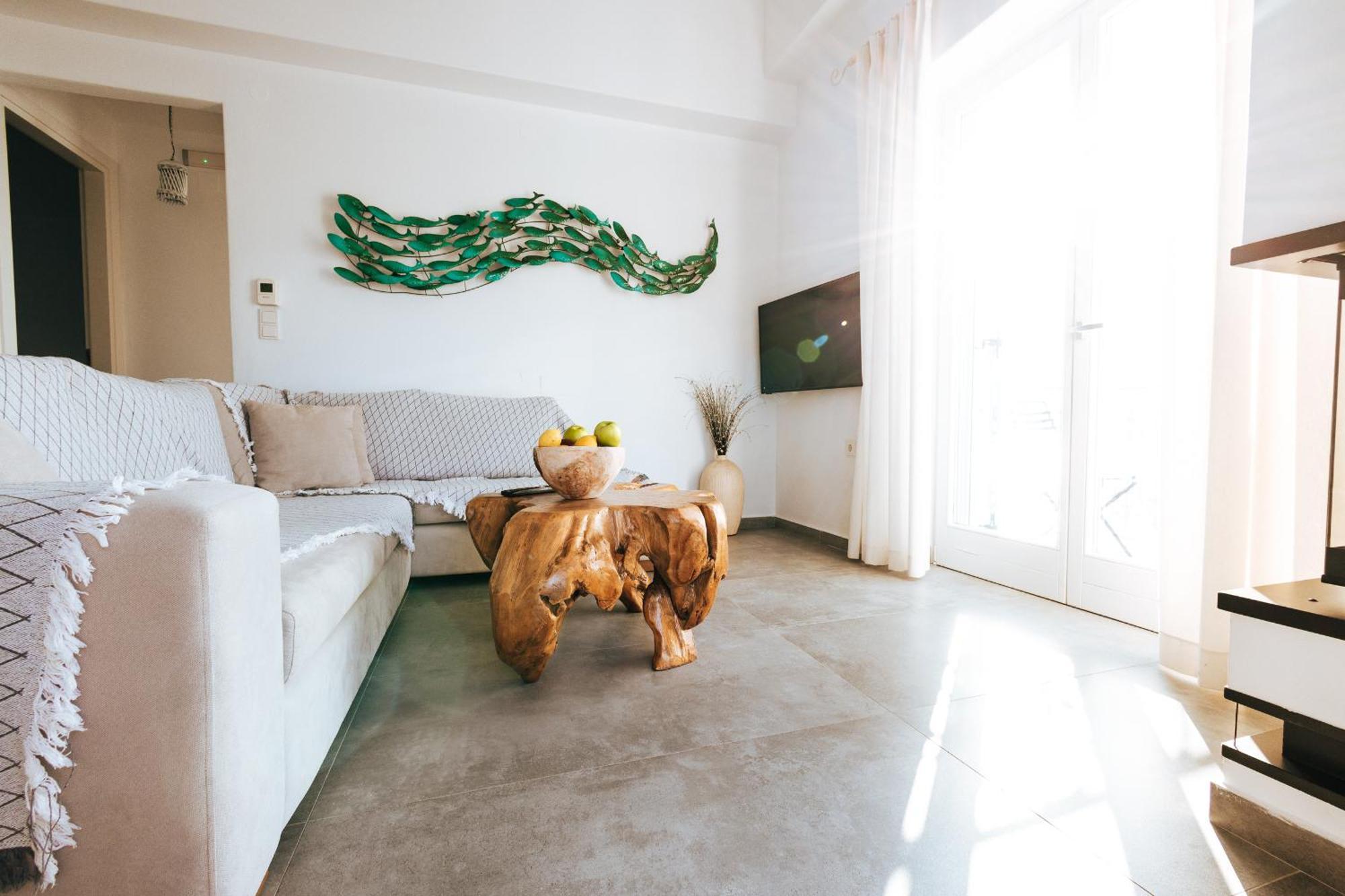 Luxury Apartments La Villa (Adults Only) Khórto Dış mekan fotoğraf