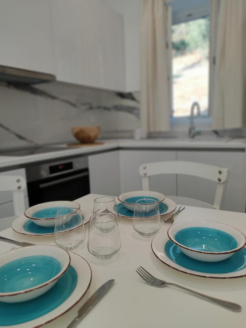 Luxury Apartments La Villa (Adults Only) Khórto Dış mekan fotoğraf