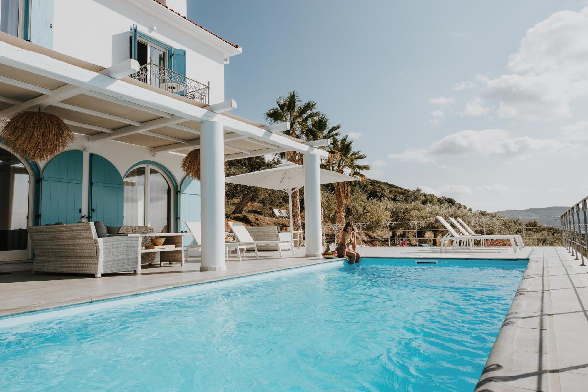 Luxury Apartments La Villa (Adults Only) Khórto Dış mekan fotoğraf